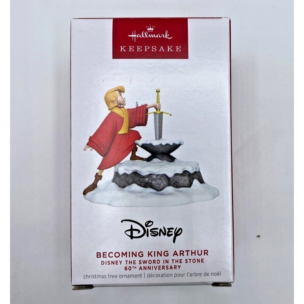 Hallmark 2023 Disney 60TH Anniversary Sword & The Stone Becoming King Arthur NIB